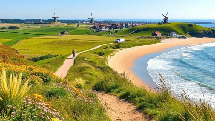 Wo kann man an der Nordsee am besten Fahrrad fahren?