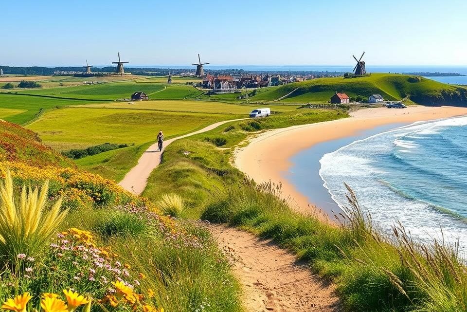Wo kann man an der Nordsee am besten Fahrrad fahren?