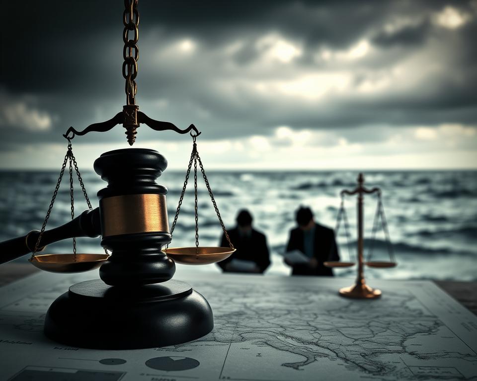 Detektiv maritime Gesetzgebung Nordsee